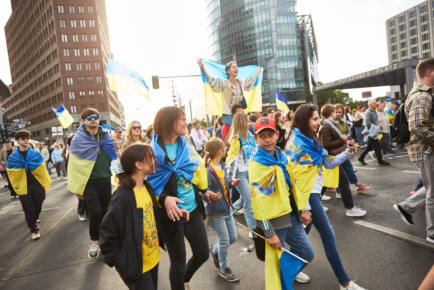 Vitsche Protestmarsch in Berlin