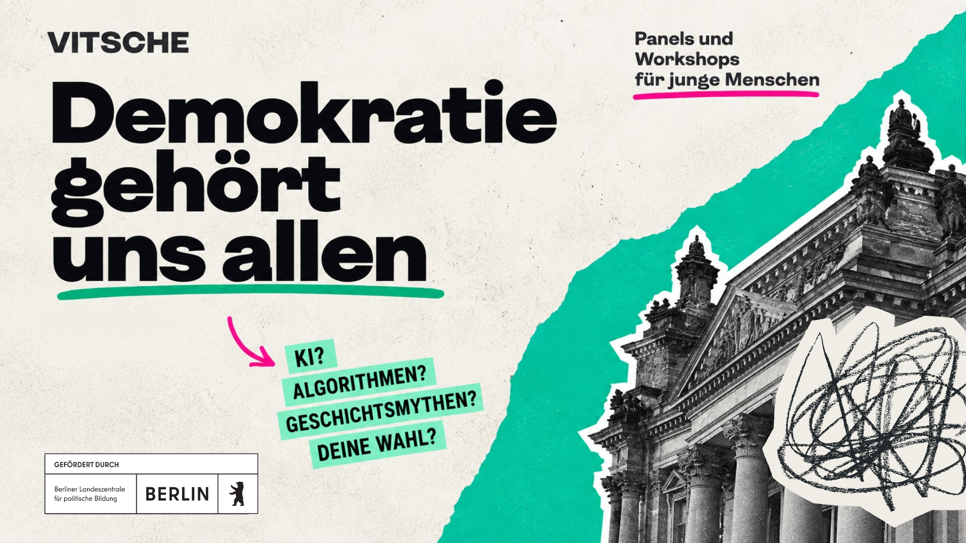 “Democracy Belongs to All of Us” — Vitsche Talk & Workshop Series